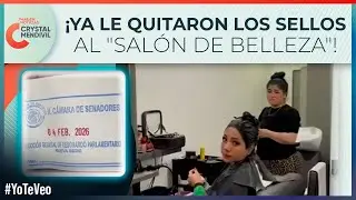 Agarran a senadora del Partido Verde, Juanita Guerra, en pleno retoque de tinte dentro del Senado