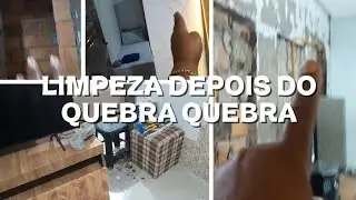 APÓS LIMPEZA, TEVE  QUEBRA QUEBRA DINOVO 😁🫩😩