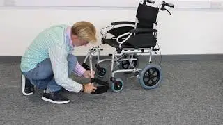 Esteem Eclipse Ultra Lightweight Folding Transit Wheelchair