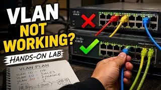Как настроить VLAN на коммутаторе Cisco (на реальном оборудовании Cisco)
