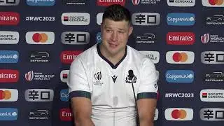 Steve Tandy, Huw Jones and Grant Gilchrist press conference | Ireland v Scotland | Rugby World Cup