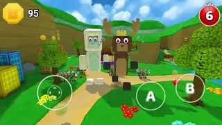 Yeti Boss and King Reindeer in Turtletown - Super Bear Adventure Gameplay Walkthrough 