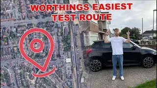Worthing’s EASIEST Driving Test Route 🚗 | Pass First Time