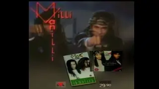 Milli Vanilli&nbsp;-&nbsp;All Or Nothing, The U.S. Remix Album / In Motion VHS video &ndash; TV Reclame (1989)