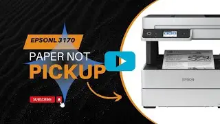 Epson M 3170 paper not pickup || paper pickup roller replace video