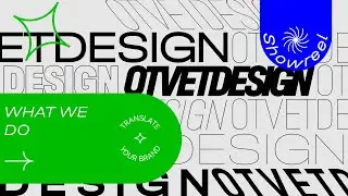 OTVETDESIGN communications agency Showreel