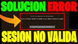 ✅COMO SOLUCIONAR ERROR SESION NO ES VALIDA EN MINECRAFT👈
