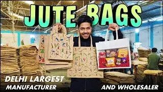 Largest jute bag manufacturer and wholesaler in Noida #jutebagmanufacturer #jutebagwholesaler