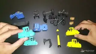 Assembly toy vehicles, Dump Truck, Excavator breaker, excavator | heavy equipment
