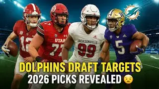 🐬 &ldquo;Miami Dolphins&rsquo; 2026 Draft Targets EXPOSED! 😱 Who Will They Pick?&rdquo;