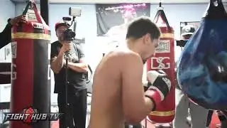 Тренировка Денни Гарсии Danny SWIFT GARCIA boxing team