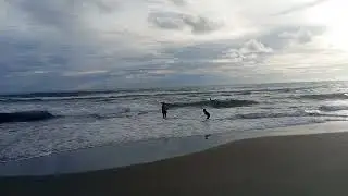 Sunset pantai Mandiri Pesisir Barat