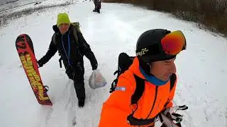 Magic Snowkiting at mirror date 02.02.2020