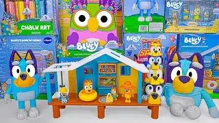 Bluey Toy Collection Unboxing Review 💙 Bluey's Beach Cabin Playset & Bluey Plush