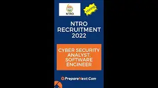 NTRO Recruitment 2022 | Cyber Security Analyst, Software Engineer | IT Job | Across India