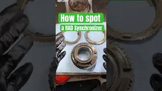 6 Speed Transmission Rebuild Tip: Synchronizer Wear Comparison