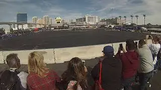 Ford Mustang Drifting at SEMA 2017 #Forddrift