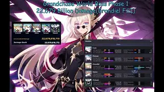 GrandChase World Boss Phase 1 22.678 billion damage (Grandiel Full Soul Imprint(Rip Elesis))