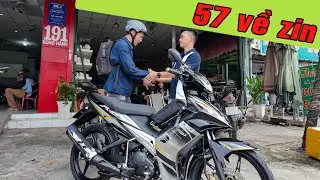 Exciter 135 mới lên 57zz được mấy tháng thì lại ghé AnLA về zin 54 