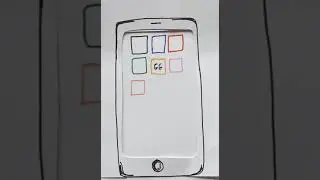 Example of an interaction with paper prototype