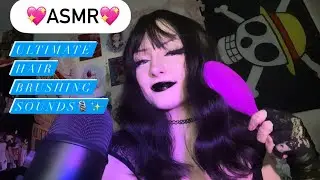 ASMR// Ultimate Hair Brushing Sounds, Brushing, and Playing with your Hair🎙💖|| Unzzystore wigs