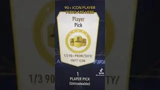 90+ ICON PLAYER PICK FIFA 23 #shorts #fifa23 #iconplayerpick