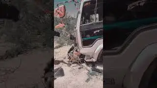 Today accident in wah cantt 2 no barrier