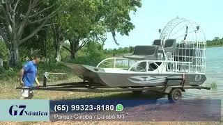 🇧🇷 F&aacute;brica de Aerobarco Airboat no Brasil... G7 N&aacute;utica
