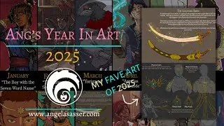 Ang's Year in Art 2025 - TTRPG Art, Original Characters, & My Fave Pick of the Year