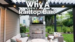 Luxury Backyard Tour | Outdoor Bar, Fireplace & Louvered Roof