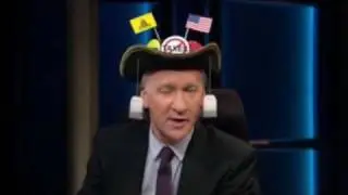 Bill Maher as a Tea Bagger