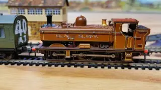 BACHMANN GNSR (GWR) 57XX CLASS WITH WW1 AMBULANCE COACHES SHORT RUNNING SESSION
