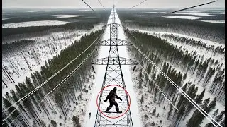 Drone Operator Follows Bigfoot for Miles: Real-Life Encounter & Giant Footprints Found!