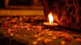 Tibetan Singing Bowl 4 hours | Rainfall & Stream | Meditation Music