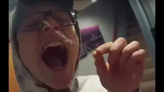 HE ATE A SPIDER'S WEB! (ALMOST THROWS UP)