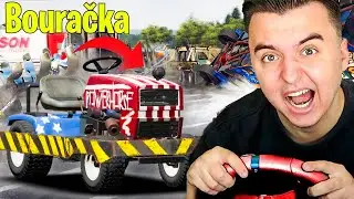 Hraju Šílené Demoliční Derby s Traktorem na Volantu!