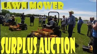 Excel Industries Lawn Mower Surplus Auction! (Hustler / Big Dog)