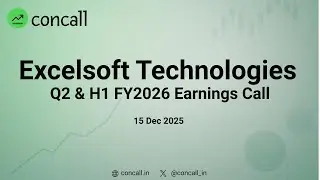 Excelsoft Technologies Q2 FY26 Earnings Conference Call | Concall.in
