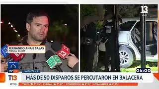 Balacera en La Pintana: Una de las v&iacute;ctimas est&aacute; grave; la otra se dio a la fuga