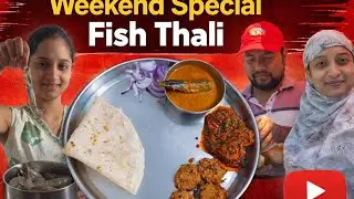 Authentic Homemade Fish Thali 🐟 | Weekend Special | Full Recipe & Taste🤤| @mivrushali28 