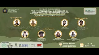 Documentation of The 2nd International Conference on Agriculture and Food Sustainability (ICAFOSY)