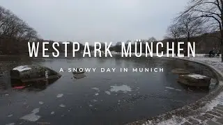 Munich Westpark in the Snow | Winter Germany 2026