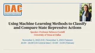 DAC: Using Machine Learning Methods to Classify and Compare State Repressive Actions