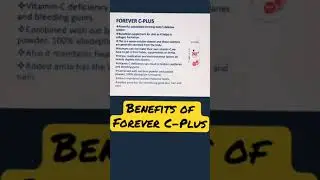 Benefits of Forever C-Plus