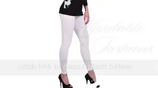 Semi transparent leggings in white