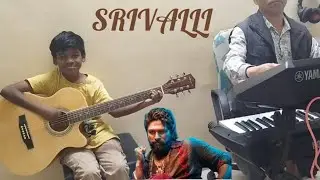 Srivalli By my Little Kid || Yamaha Modx with Guitar || Pushpa