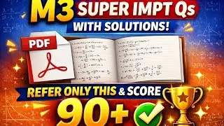 M3 VTU FREE STUDY MATERIALS 