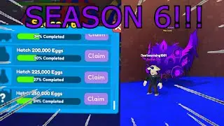 Season 6!!! I got new 250k eggs Pet in Bubble Gum Clicker (ROBLOX)