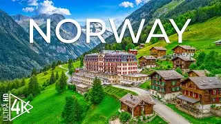 Norway 4K 🌄 Majestic Fjords, Snow-Capped Mountains & Timeless Nordic Landscapes of the North