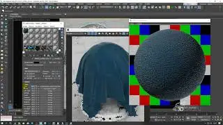 3ds Max & V-Ray Materyal Dersleri 9 - Kumaş Malzeme Yapımı